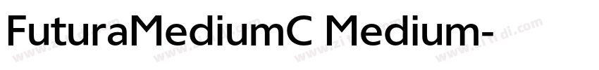 FuturaMediumC Medium字体转换